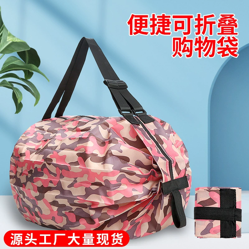 Портативная Экологически чистая нейтральная сумка для хранения на одно плечо 210D из ткани Оксфорд в японском стиле большой емкости, складная сумка для покупок с принтом