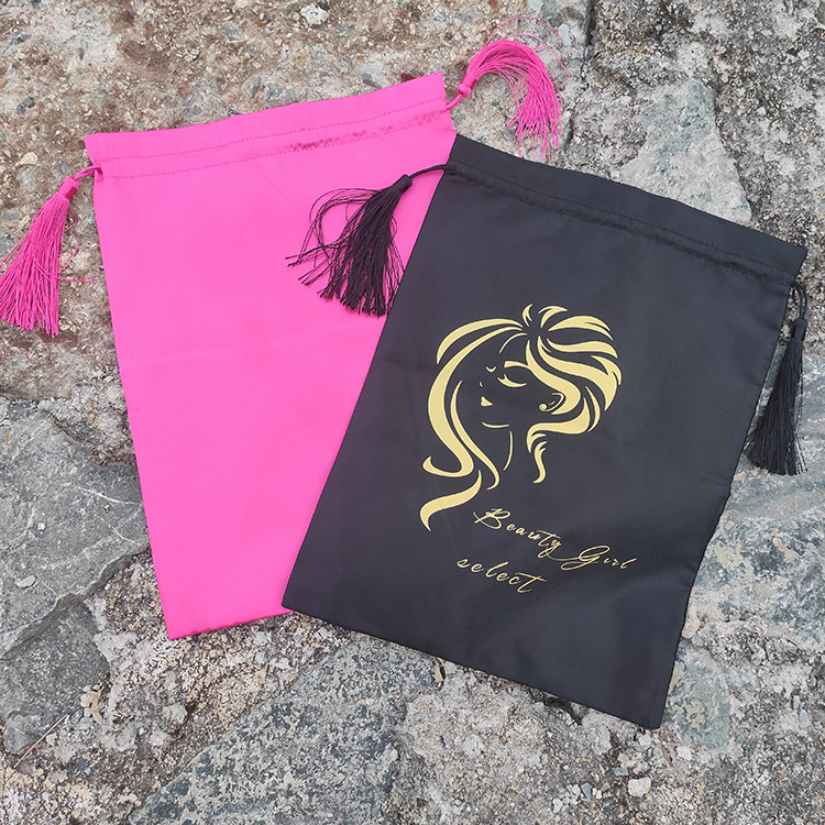 假发丝绸袋色丁袋现货 (10)