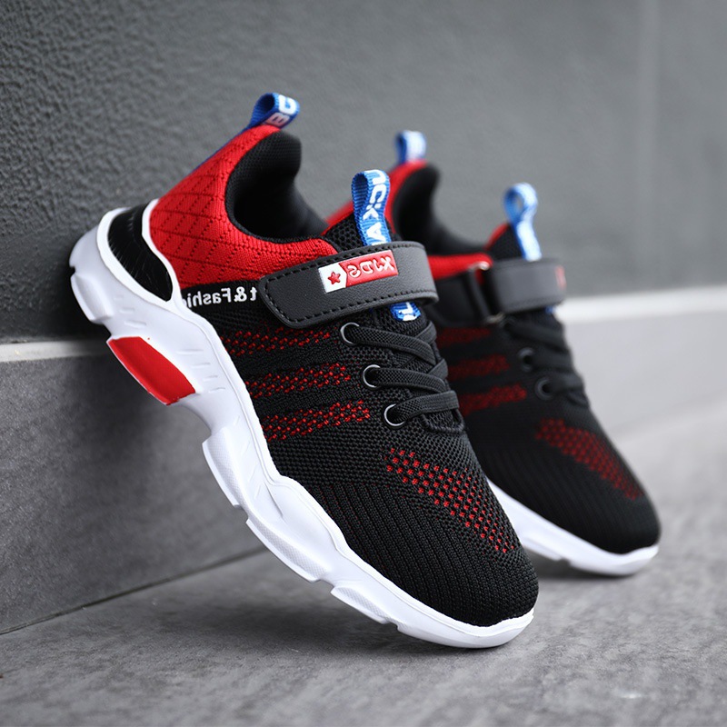 Jinjiang fábrica de zapatos para niños nuevos zapatos deportivos de primavera para niños zapatos casuales transpirables para niños grandes y medianos zapatos para correr