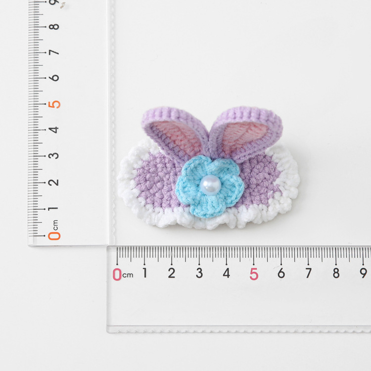 Crochet Flower Clip