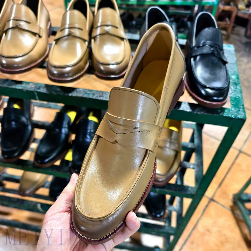 Весенне-летние повседневные универсальные лоферы-слипоны из мягкой телячьей кожи с мягкой подошвой, дышащие и нескользящие.