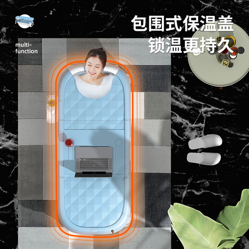 Folding Bathtub Adult Large Shower Tub Infant Swimming Tub Children's Bath Tub