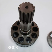 SG08回轉馬達配件 泵膽 配油盤 回程盤 柱塞 一手貨源 專業液壓