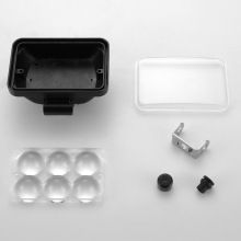 LED汽车灯套件 新款3寸方6珠套件 工作灯检修灯铝外壳 摩托车加装