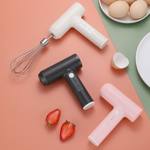 Electric egg beater household small milk frother cream wireless coffee milk frother home baking electric egg beater
