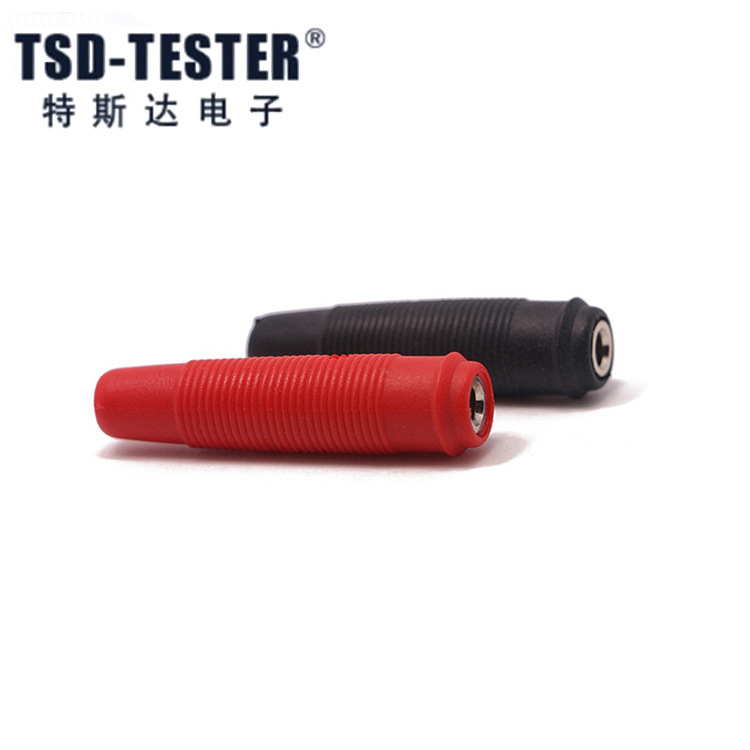 B5430 4mm banana plug female copper nickel plated PVC welding type 24A high current Connector B5430 4mm banana plug female copper nickel plated PVC welding type 24A high current Connector