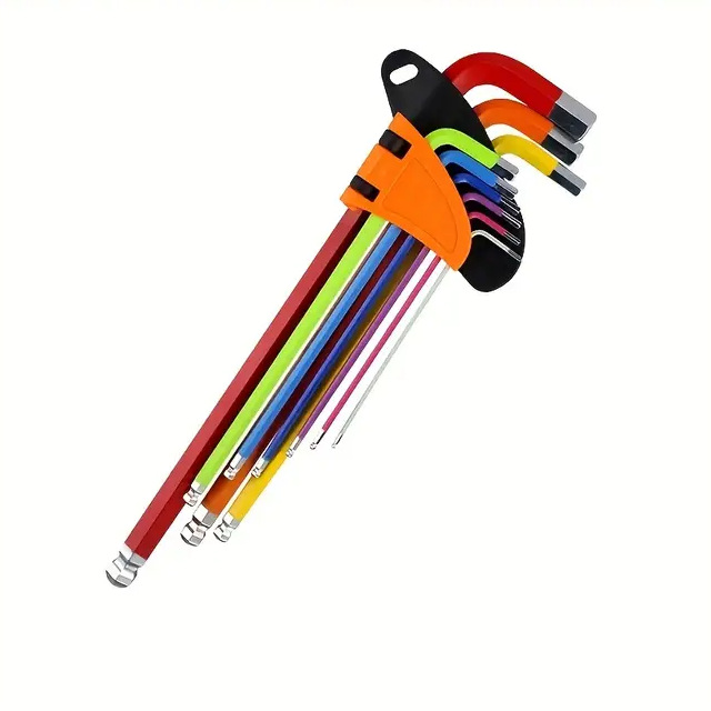 彩色内六角扳手套装