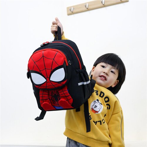 Kindergarten school bag 2024 new baby boy 3-5-6 years old small class boy cute school bag spider children's school bag