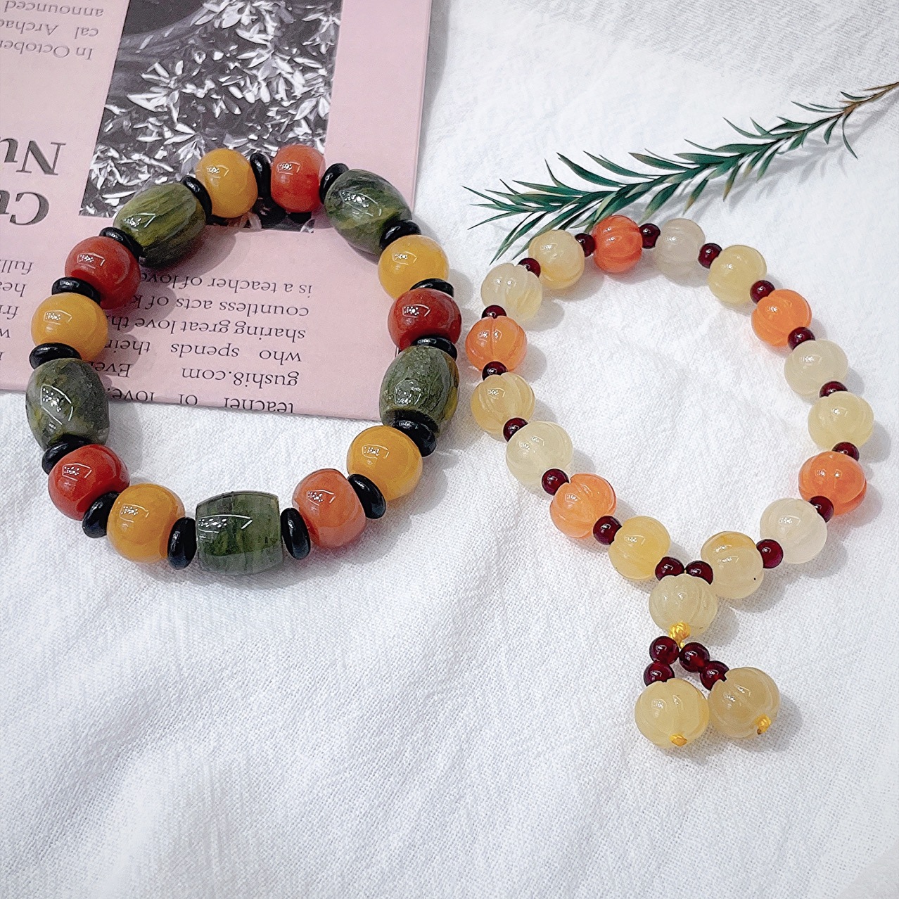 Bracelets Classification Ethnic Style Geometric Jinsi Jade Beaded Bracelets