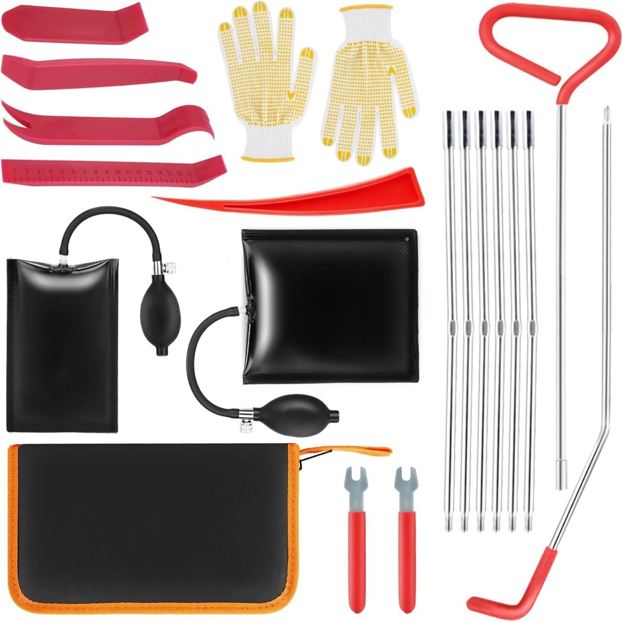 Safety self-driving equipment, car-mounted, vehicle use, outdoor, auto repair, emergency kit, rescue kit, tool kit, car bag