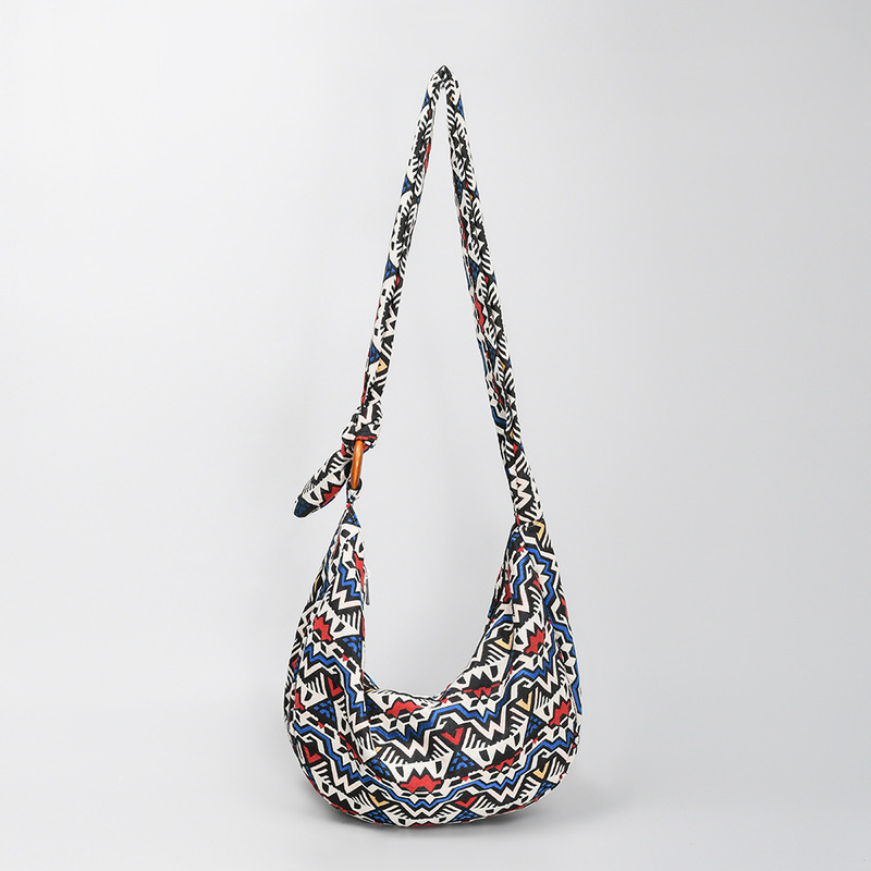 Processing and Customization of European and American Cross-Border Shoulder Bags, Export Crossbody Bags, Women's Bohemian Niche Ethnic Style Women's Bags