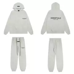 Oversized Hoodie with Black Letter Flocking - FOG Essentials Line Drop Shipping 2022