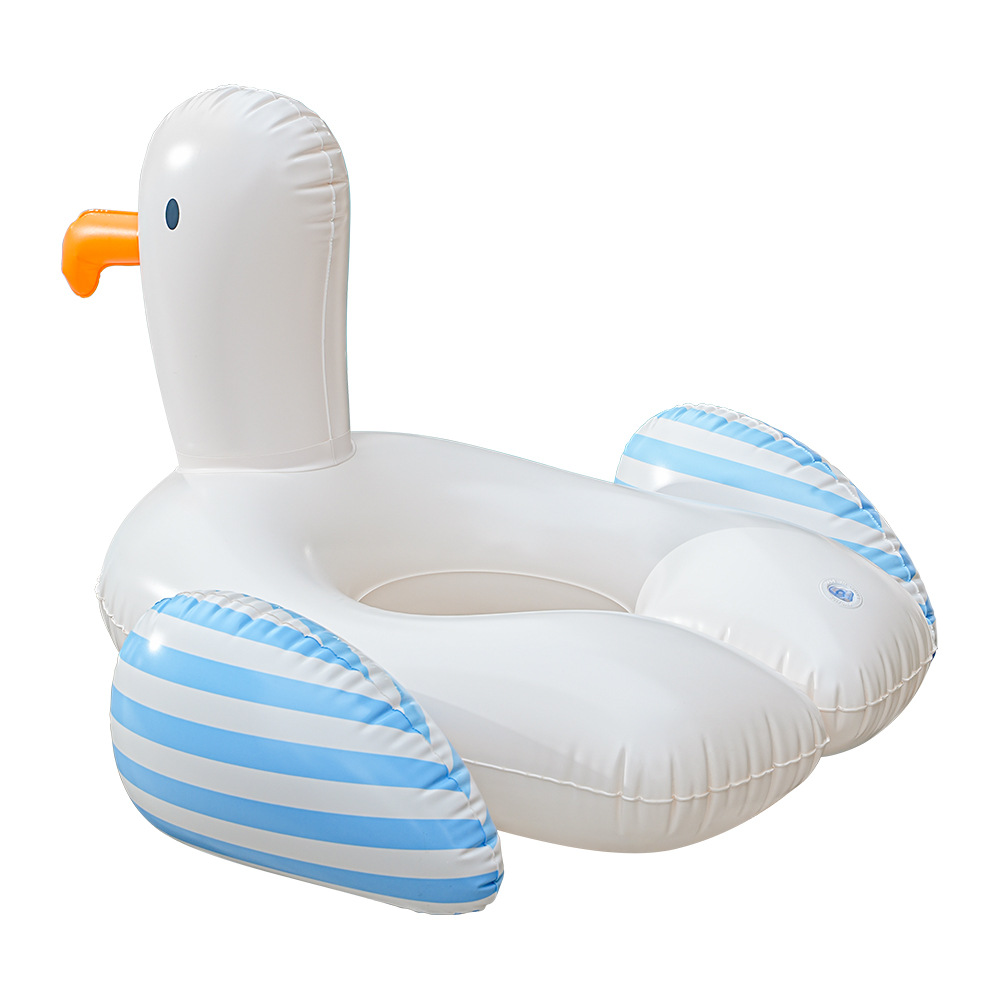 Xia Le bebé anillo de natación a prueba de sol con volante asiento de bebé barco cuerno barco hogar niños natación anillo piscina juguete