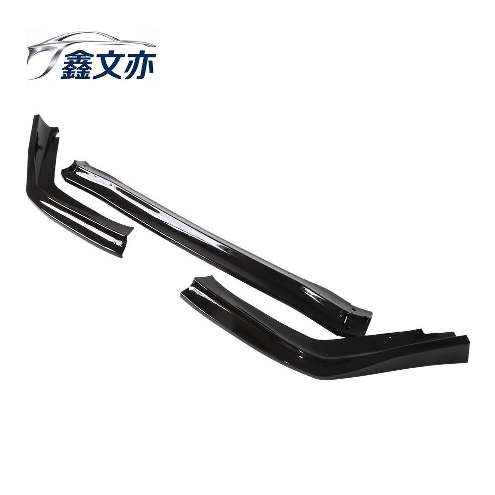 Applicable to 2015-2021 Subaru WRX STI, CS-style three-piece front lip, black car exterior modification parts