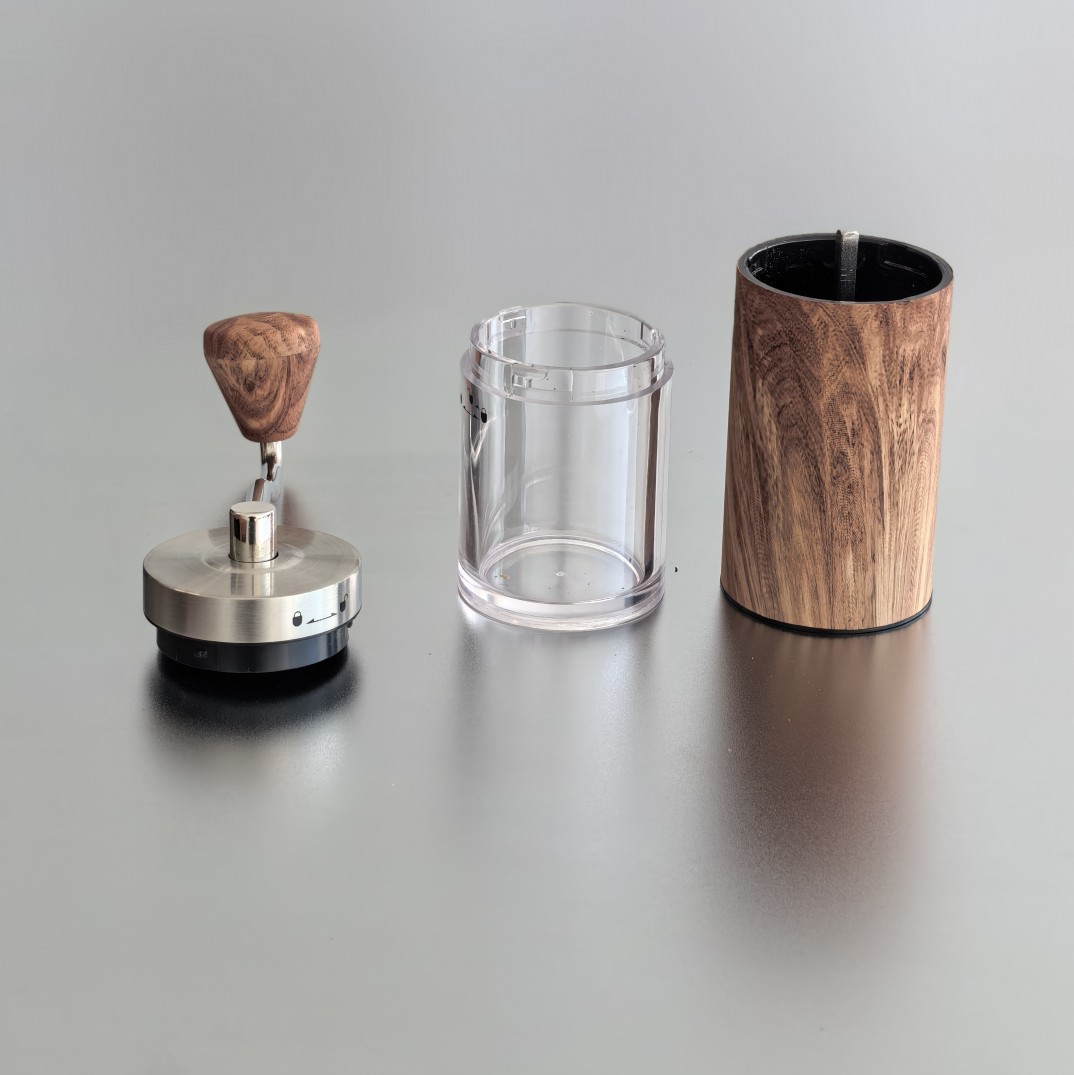 Hand Grinder Coffee Grinder Wood Grain Extension Rod Grinder Foreign Trade Coffee Machine Travel Coffee Utensils