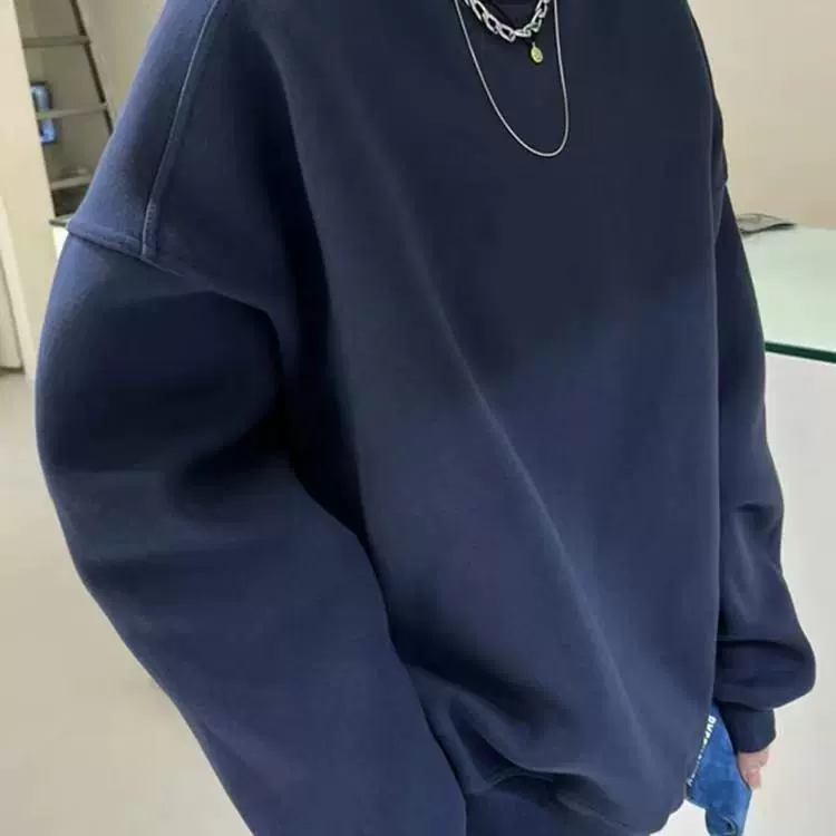 Теплый свитшот oversize, круглый ворот — унисекс, осенняя куртка, размеры S–5XL