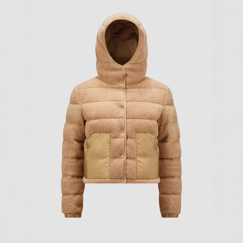Mengjia 2024 Winter New High Version Lamb Velvet Women's Down Jacket Thickened Warm Teddy Velvet Hooded Jacket Mengjia 2024 Winter New High Version Lamb Velvet Women's Down Jacket Thickened Warm Teddy Velvet Hooded Jacket