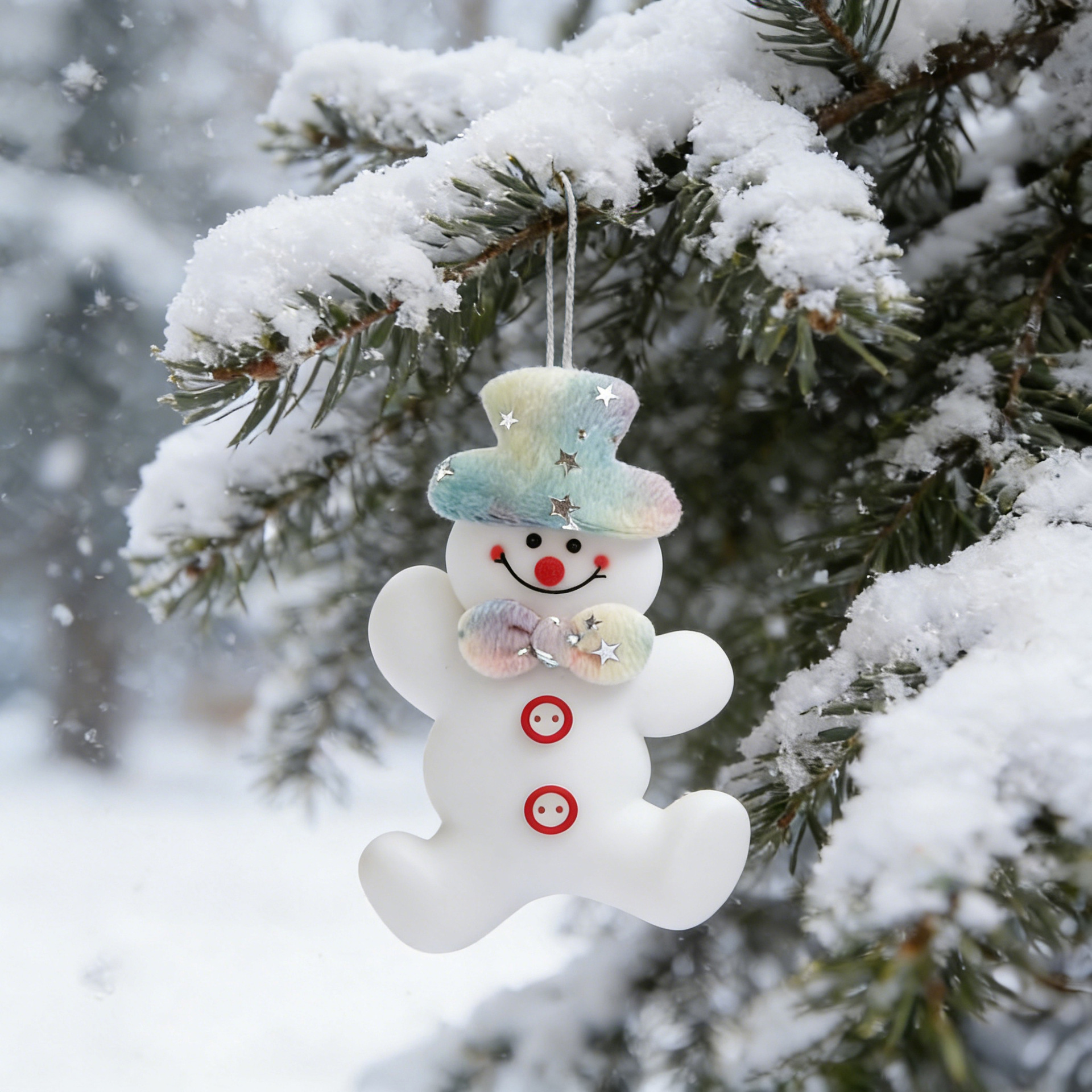 2026 nuevo fieltro colgante de Navidad Papá Noel muñeco de nieve reno decoración accesorios de árbol de Navidad hechos a mano DIY