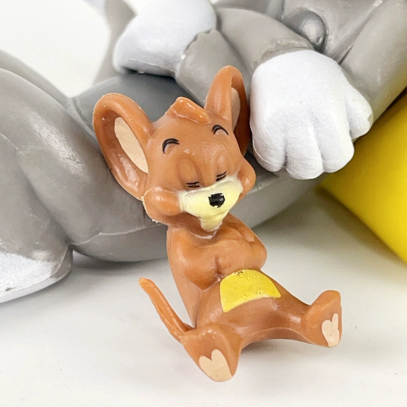 Кот и мышь Sweet Dreamland ручная поделка украшение в лежащей позе Tom & Jerry сладкие друзья, украшение для авто, слепой бокс игрушки