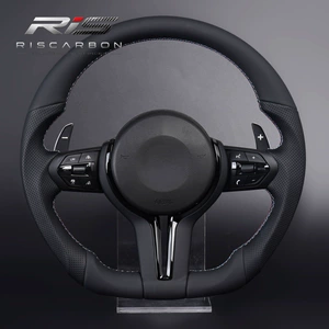Flat-bottom black ACC vibration heating steering wheel compatible with BMW F30F10F11F07F16F20F25F48