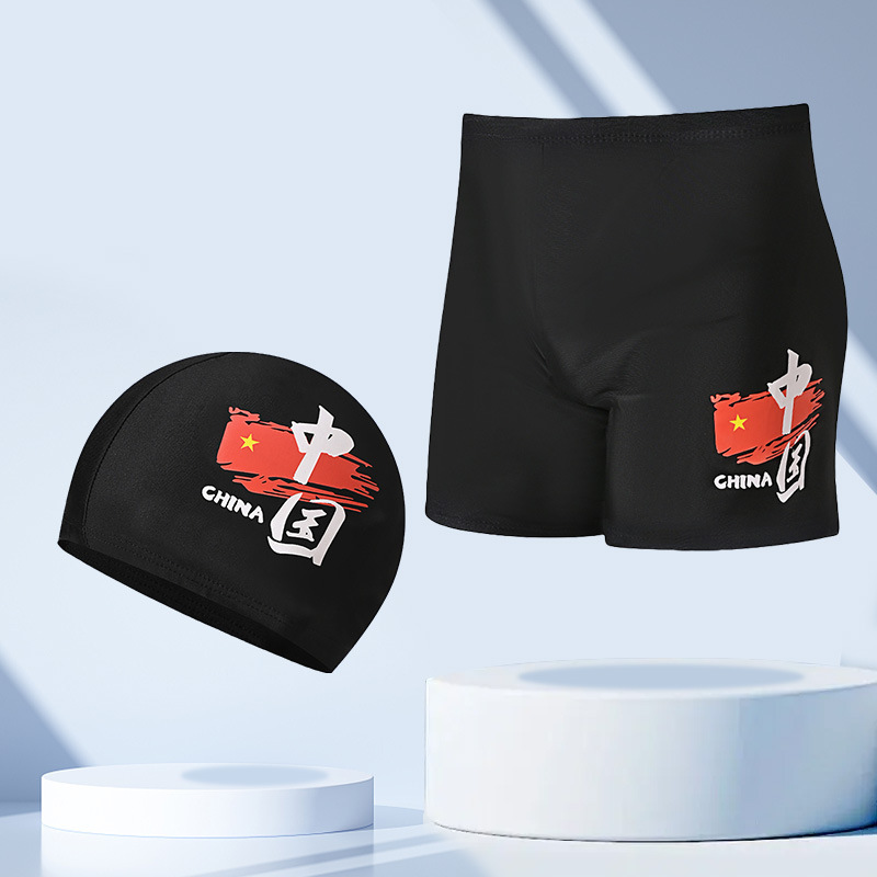 Gorro de natación de viento nacional para hombres, transpirable universal, de secado rápido, cabello largo, adulto profesional, protector para los oídos, gorro de natación para mujeres al por mayor