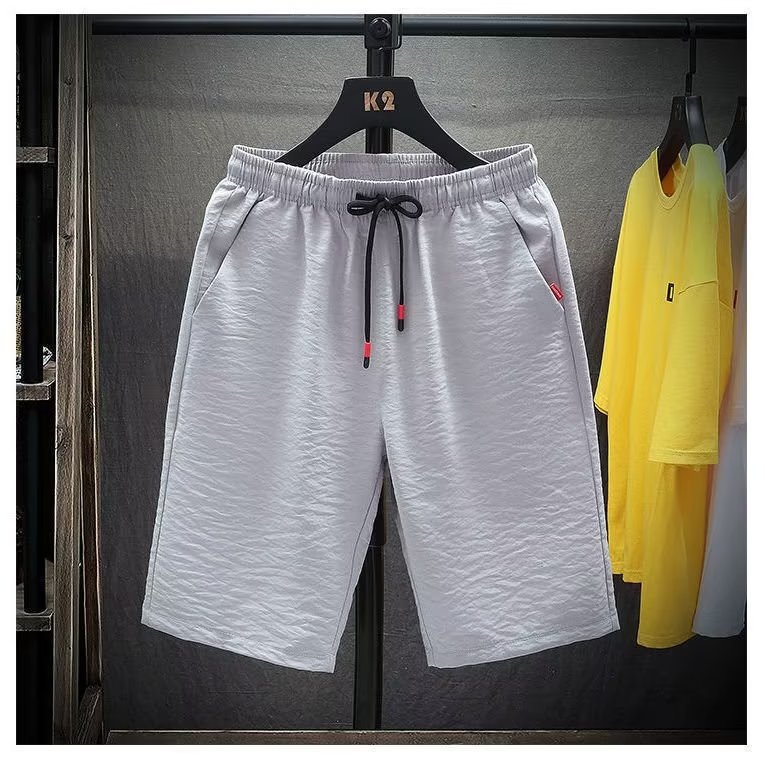 Pantalones casuales de hombre, de pierna recta, modernos, deportivos, de verano, estilo artístico, holgados, de marca, de secado rápido.