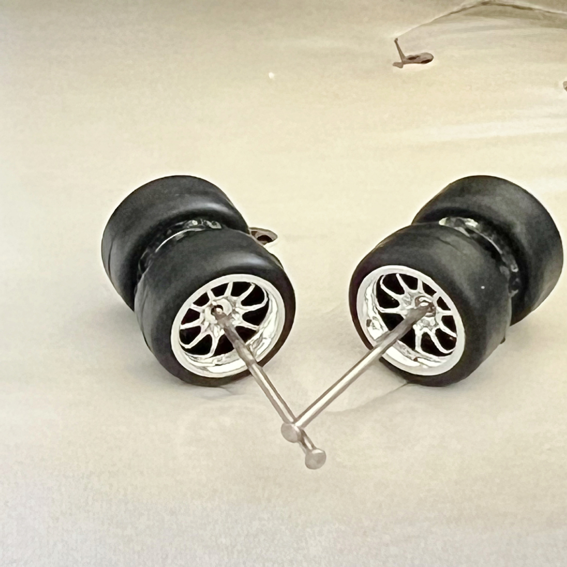 Hot Wheels Matchbox Domica 1/64 de nivel de entrada de aleación de coche modelo de modificación de la rueda de goma del neumático de goma cubo de la rueda