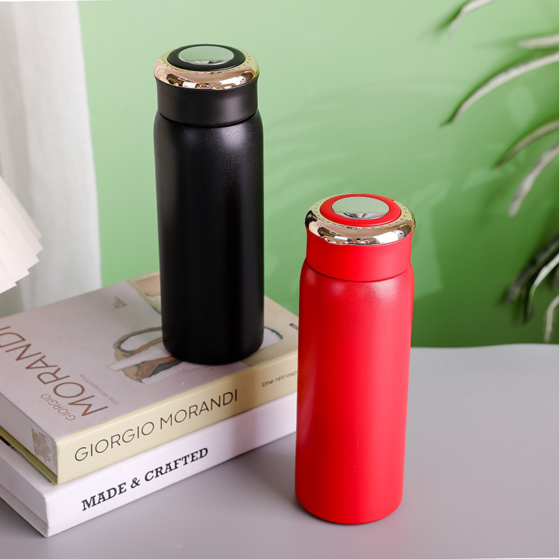Stainless Steel Material Casual Solid Color Stainless Steel Thermos Cup