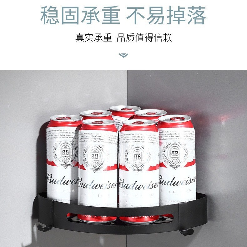 Estante de Baño de Acero Inoxidable, Estante Esquinero Triangular para Baño, Estante de Acero para Lavabo de Una o Dos Capas