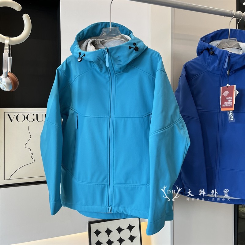 2025新款秋冬情侣户外山系防风防水登山服抓绒保暖软壳冲锋衣外套|undefined