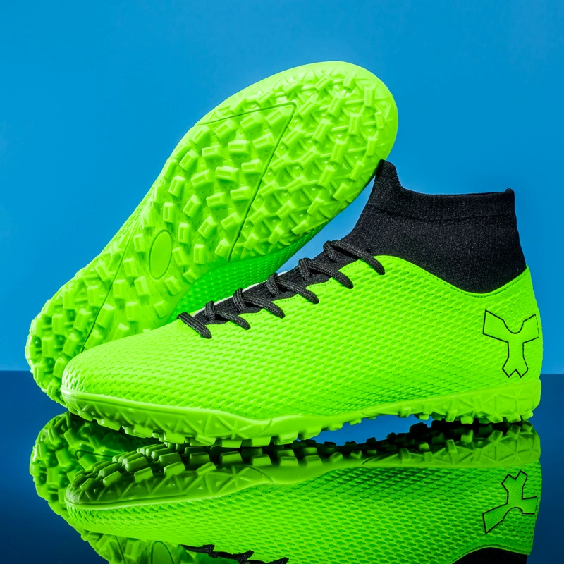 Трансграничная Внешняя торговля Большие размеры 45 46 47 ярдов футбольные бутсы мужские высокие шипы для ногтей AAG тренировочная обувь для соревнований Спорт