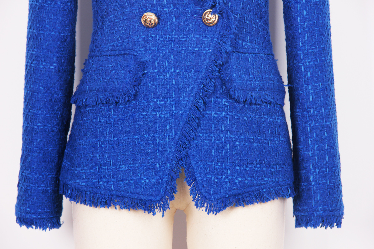 Classic Women's Suit Jacket - Elegant Tailored Blazer For Spring_voghion.com