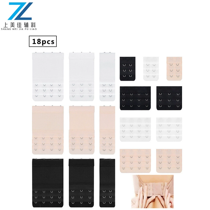 [Трансграничный комбинированный набор] 18pcs удлинение бюстгальтер эластичные нижнее белье с удлинением пряжки удлинение производителя аксессуаров