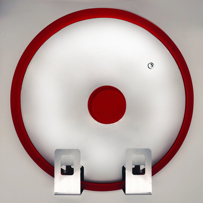 锅盖架壁挂厨房置物架免打孔放锅盖架子不锈钢案板砧板挂钩弯钩|ms