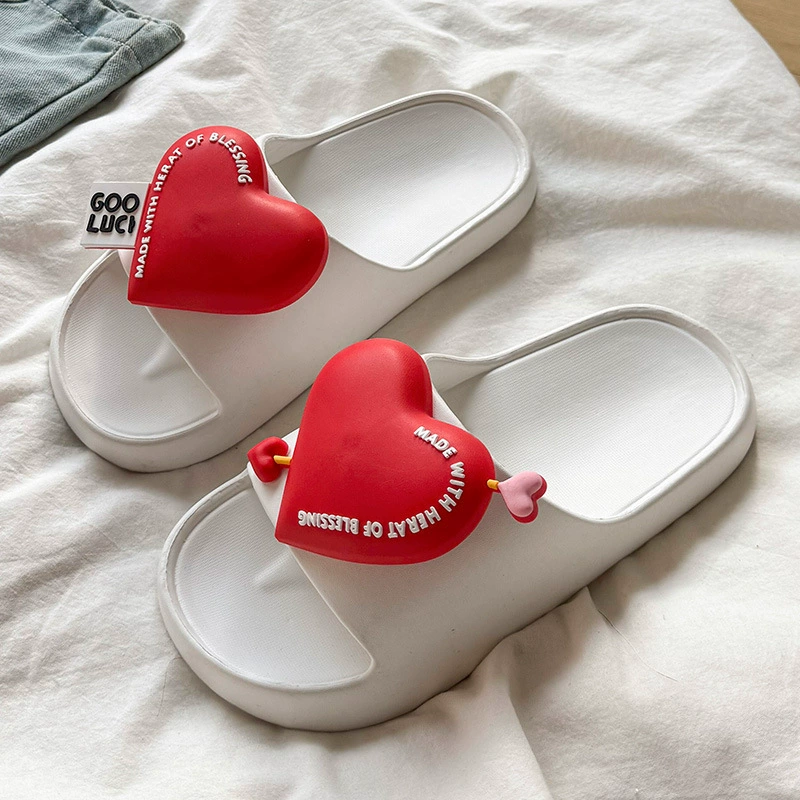 Женские тапочки Love, летняя верхняя одежда, женские тапочки, новые тапочки из ЭВА, домашние сандалии на мягкой подошве, мужские сандалии, женские сандалии