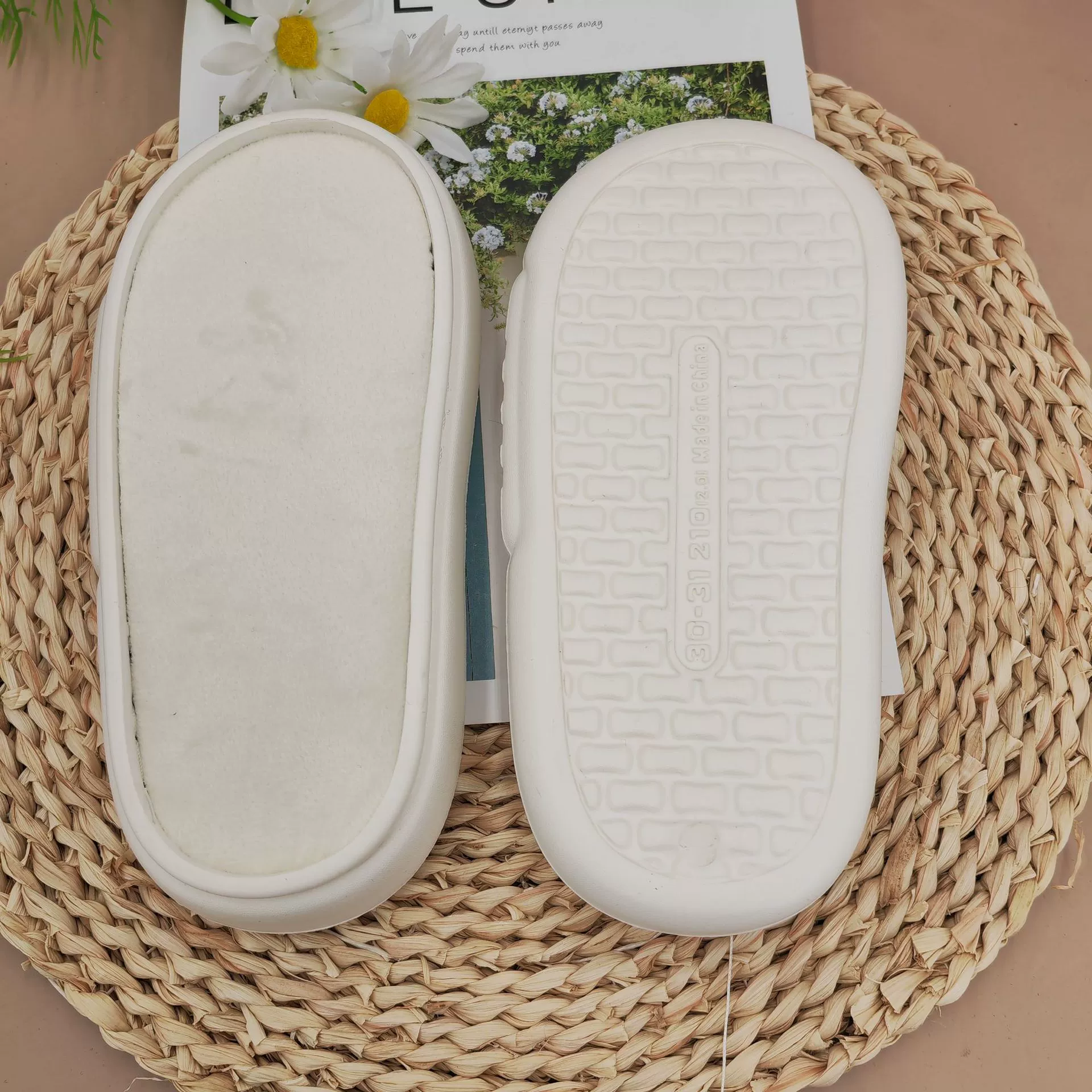 Ручная вязка подошвы из крючка подошвы подошвы EVA утолщенные подошвы для детских облаков мягкая подошва фрикадельки из пены