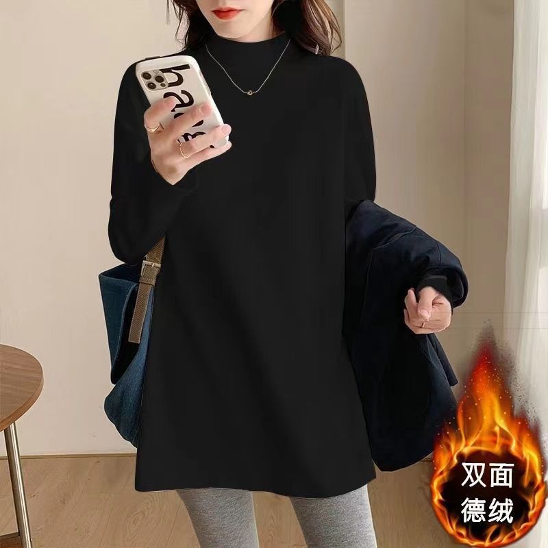 블랙 [양면 저먼 벨벳] 무인쇄