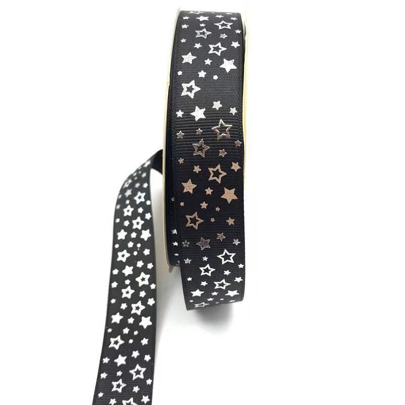 Estrella de plata caliente hilo de cinta bandeja de barra hecha a mano cinta DIY dorado impresión cinta caja de regalo embalaje en stock