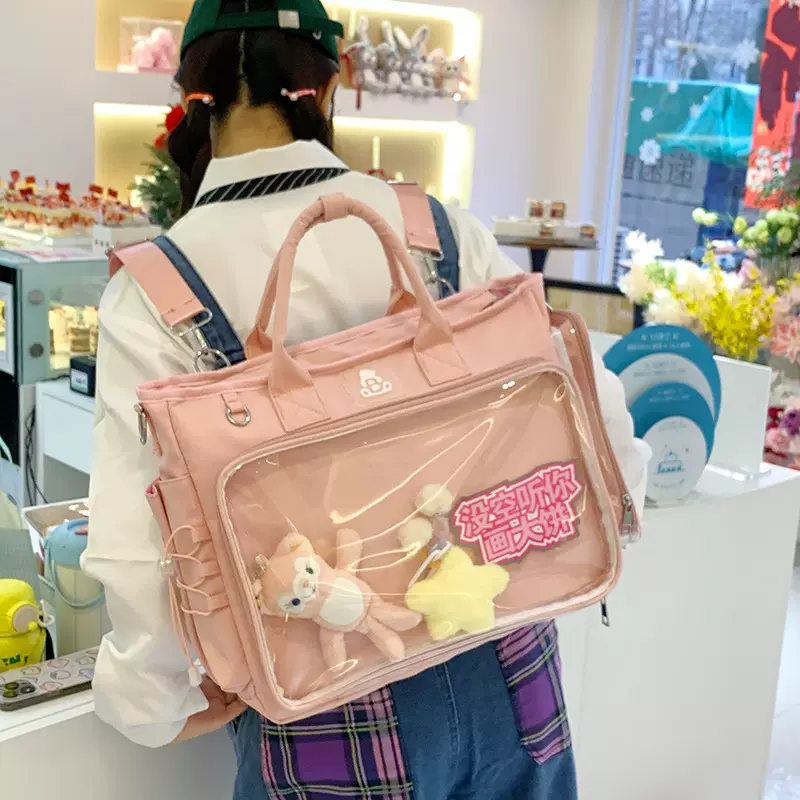 痛包包2024新款时尚小众女包潮流尼龙布托特包简约手提单肩斜挎包