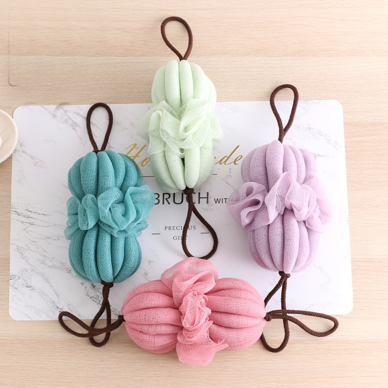 大號洗澡沐浴球高檔不散浴花球可愛搓澡起泡洗浴用女沐浴花洗澡巾