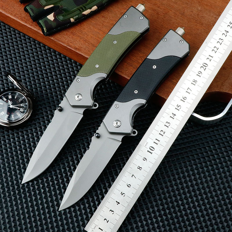 户外折刀 高硬度折叠刀野营战术刀随身刀多功能野营求生防身小刀