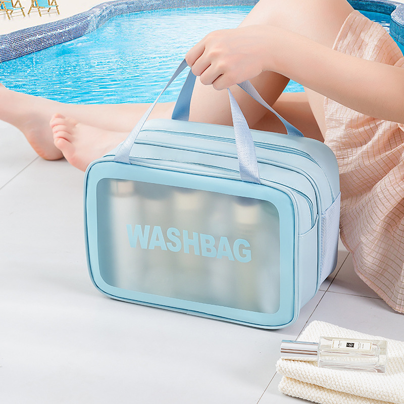 Travel Waterproof Wet and Dry Separation Men's Portable Shower Swimming Storage Bag for Travel Business trips Makeup Bag for Women