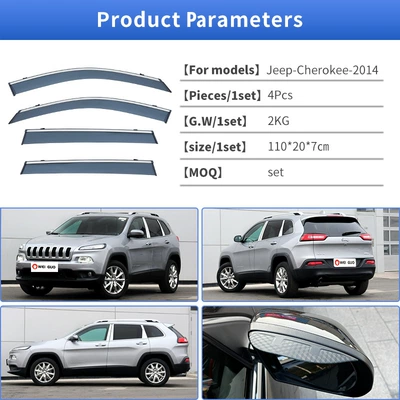 Rain shield – Window visor
