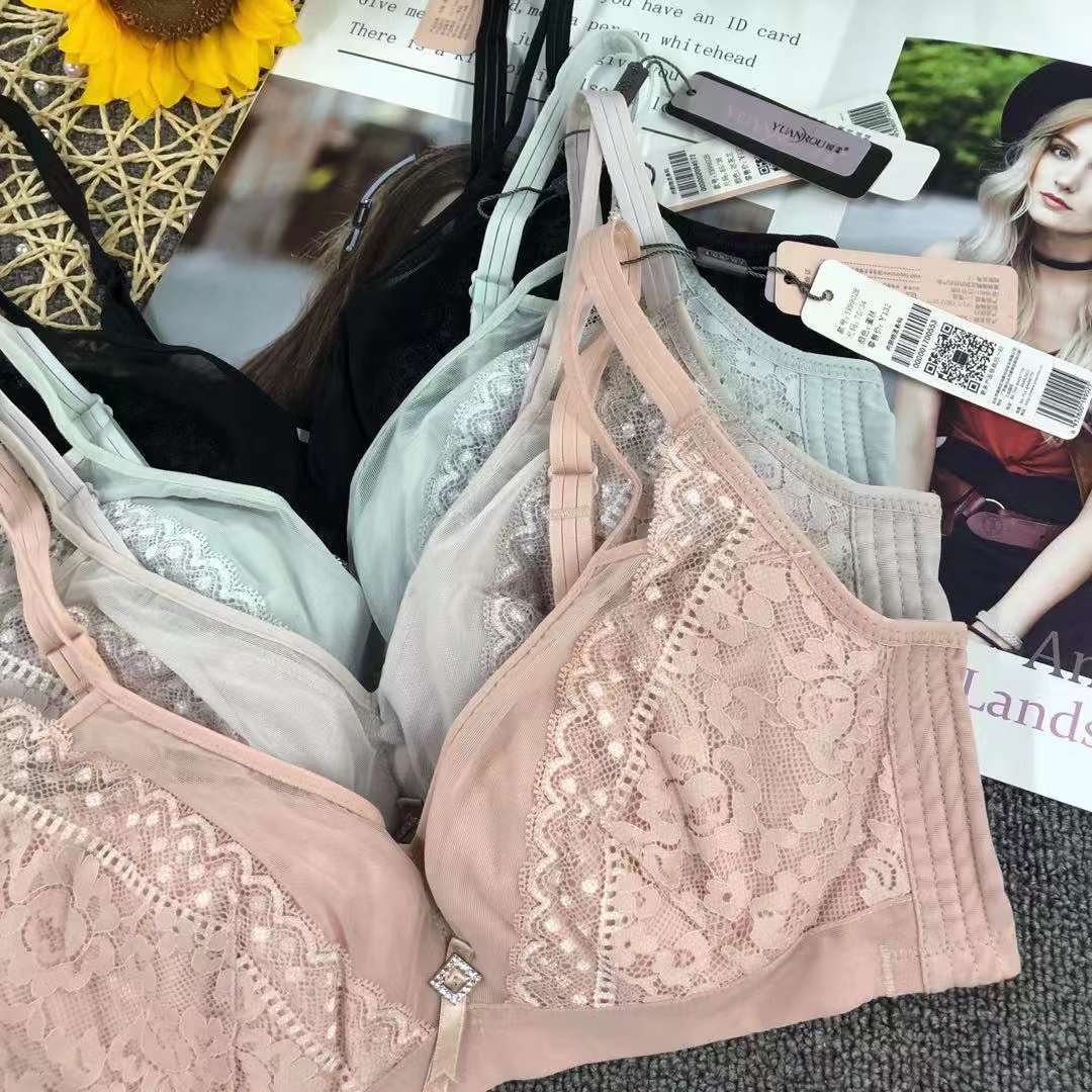 Nueva taza de algodón fino transpirable ropa interior las mujeres poli ajustable sujetador alta calidad precio al por mayor