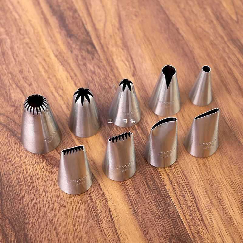 A5L House Nuo Embossing Nozzle, Stainless Steel Rose-shaped Nozzle, Cookie and Macaron Decoration Nozzle, SN7082, SN7092