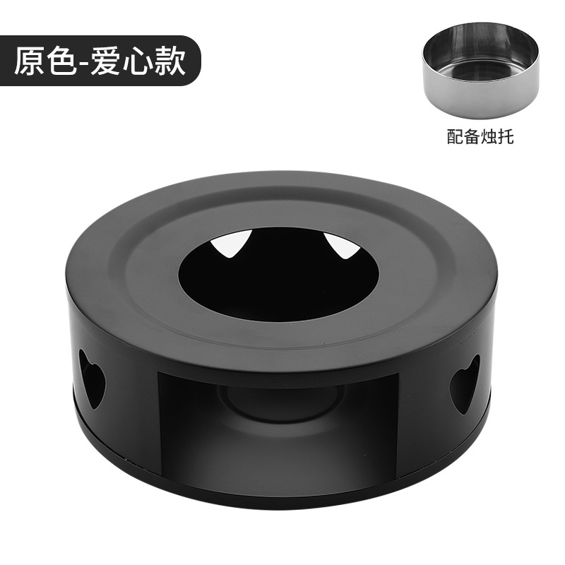Estilo coreano de acero inoxidable té calentador hogar al aire libre estufa té cocina calefacción base té calentador ventas directas de la fábrica en stock