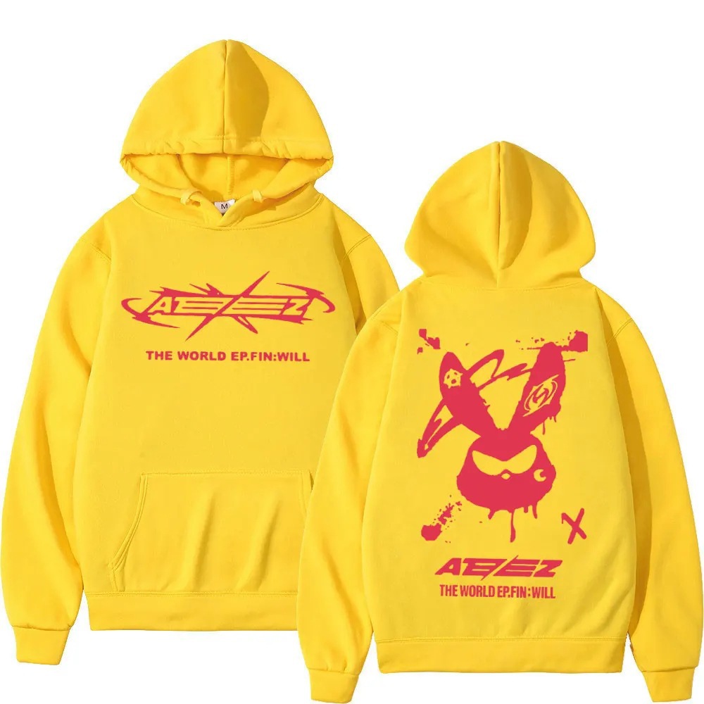 Ateez The World Ep Fin Will Album Tour Print Hoodie Men Wome