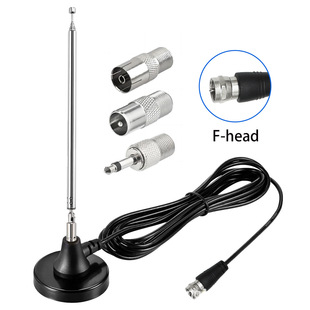 Household Radio Antenna Fm/Am Antenna Dab Digital Antenna Universal Telescopic Rod Digital Tv Antenna