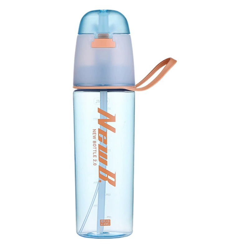 Простая спортивная чашка для встреч в одном стиле, чашка для воды с распылителем, студенческая большая вместительная летняя ценная чашка, спортивная чашка для воды на открытом воздухе