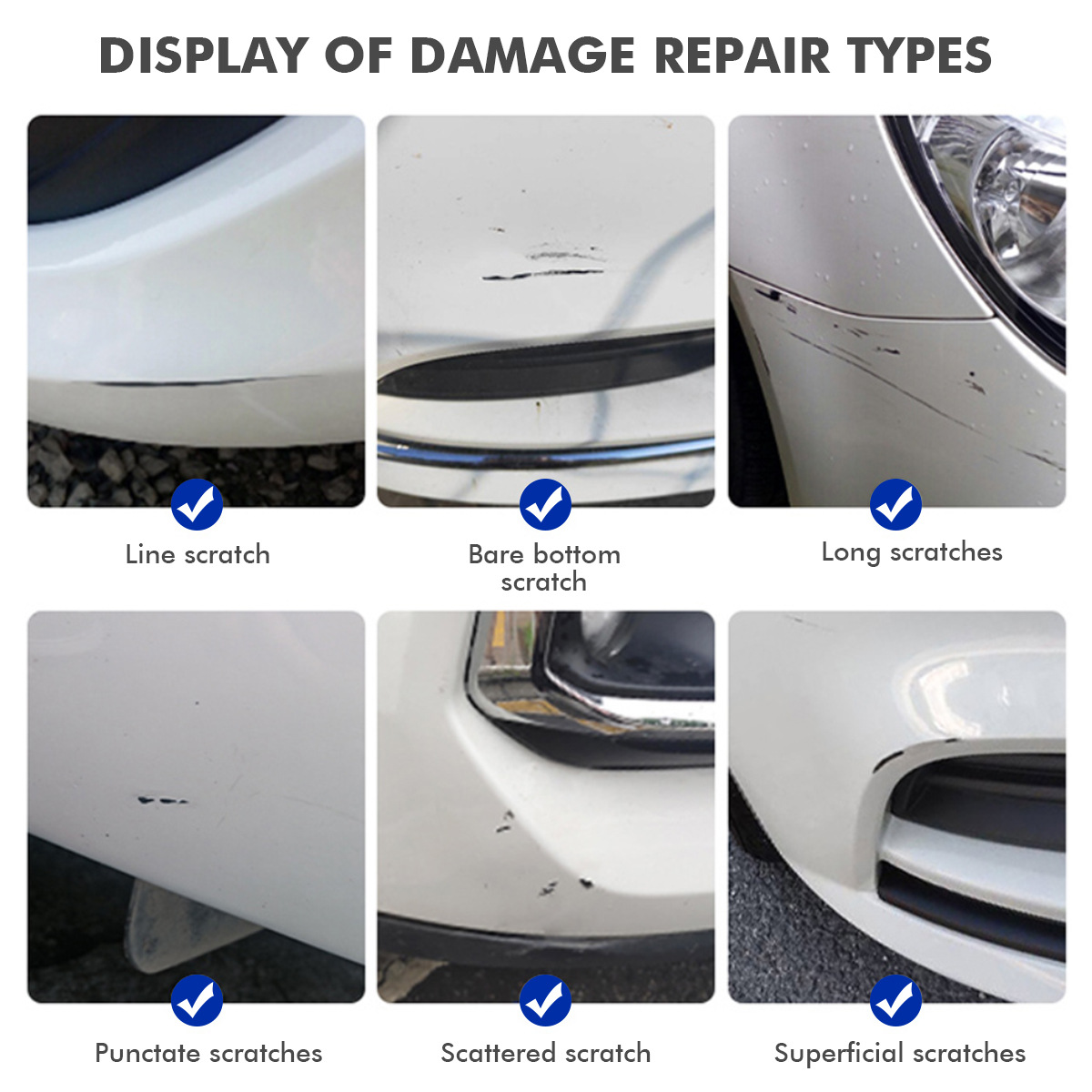 Car Touch-Up Pen Paint Pen Paint Surface Repair Self-Spray Paint Paint Surface Scratch Repair Maintenance Polishing Repair Paste